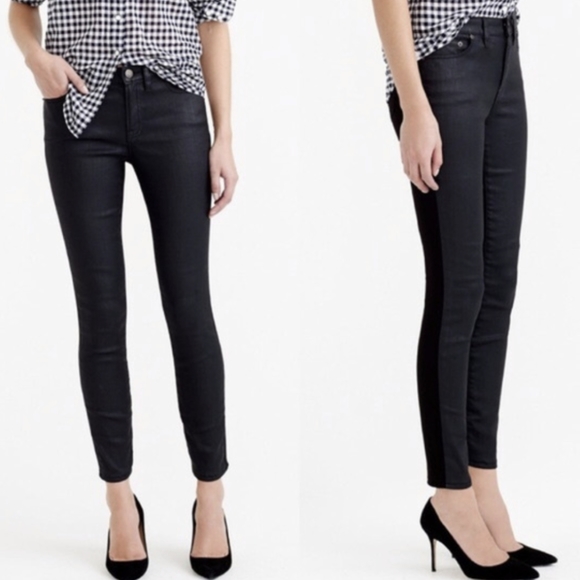 J. Crew Toothpick Coated Pants